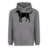 Storm Labrador Retriever Fetch, Black Lab Play Ball Heavyweight Hoodie - longCreatives