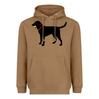 Toasted Coconut Labrador Retriever Fetch, Black Lab Play Ball Heavyweight Hoodie - longCreatives