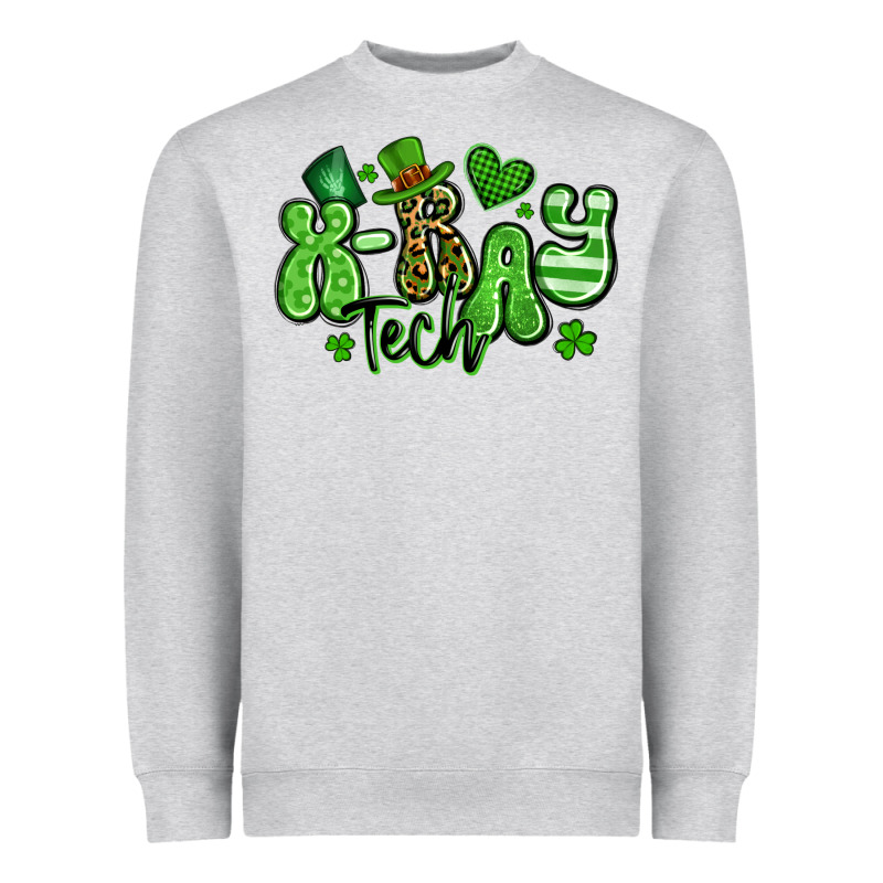 X Ray Tech St Patrick's Day Heavyweight Sweatshirt by Artiststas | Teevron