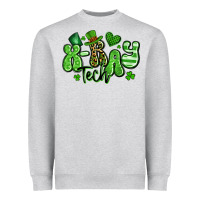 Heather Grey x ray tech st patrick's day Heavyweight Sweatshirt - Artiststas
