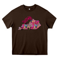 Chocolate Brown Pink Kentucky Heavy Core Tee - Bettercallsaul