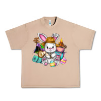 Burro Easter Day Camper  Happy Easter Day Urban Heavy Tee - CowGirlArtShop