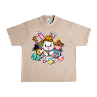 French Oak Easter Day Camper  Happy Easter Day Urban Heavy Tee - CowGirlArtShop