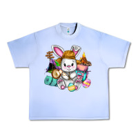 Grape Ice Easter Day Camper  Happy Easter Day Urban Heavy Tee - CowGirlArtShop
