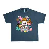 Midnight Navy Easter Day Camper  Happy Easter Day Urban Heavy Tee - CowGirlArtShop