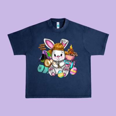 Easter Day Camper  Happy Easter Day Urban Heavy Tee Designed By Cowgirlartshop
