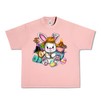 Salmon Easter Day Camper  Happy Easter Day Urban Heavy Tee - CowGirlArtShop