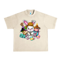 Sandshell Easter Day Camper  Happy Easter Day Urban Heavy Tee - CowGirlArtShop