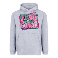 Heather Grey fight for the cure Heavyweight Hoodie - AdoDesignShop