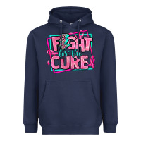 Navy fight for the cure Heavyweight Hoodie - AdoDesignShop