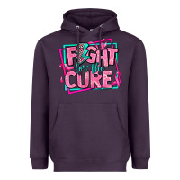 Plum fight for the cure Heavyweight Hoodie - AdoDesignShop