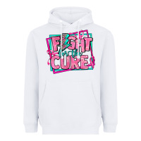 White fight for the cure Heavyweight Hoodie - AdoDesignShop