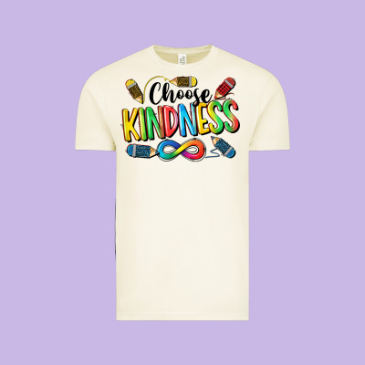 Chose Kindness Autism Vintage Tee Designed By Cowgirlartshop