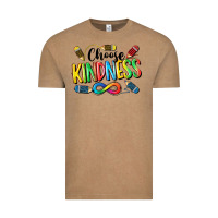 Vintage Coffee Chose Kindness Autism Vintage Tee - CowGirlArtShop