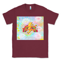 Burgundy don't worry be happy Classic Tee - TumblerDesignByShophia