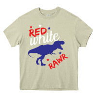 Mossy 4th of July Dinosaur Heavy Core Tee - Bettercallsaul