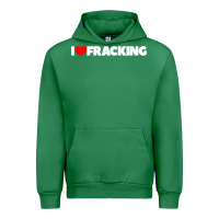 Emerald I Love Fracking Urban Hoodie - longCreatives