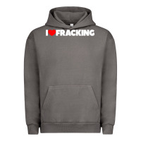 Pigment Tornado I Love Fracking Urban Hoodie - longCreatives