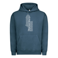 Pigment Midnight Navy Puerto Rico El Moro Prideful Puerto Rican Cities and Towns Urban Hoodie - longCreatives
