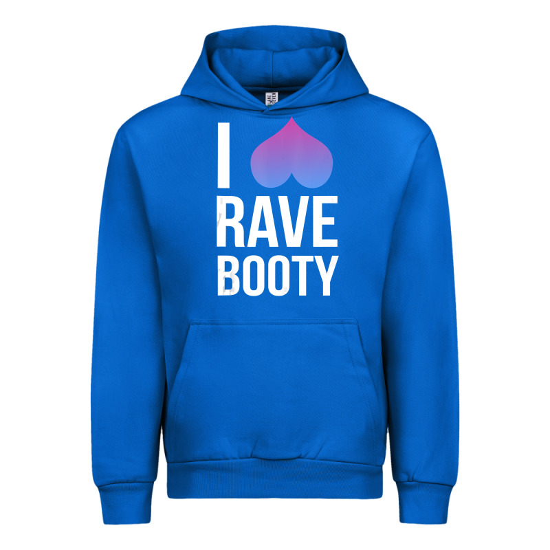 I Love Rave Booty I Heart Rave Tops Urban Hoodie by longCreatives | Teevron
