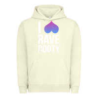 Pigment Pistachio I Love Rave Booty I Heart Rave Tops Urban Hoodie - longCreatives