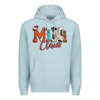 Blue Mist Mini Claus Premium Hoodie - CowhideDigitalArt