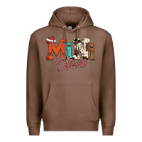 Chestnut Mini Claus Premium Hoodie - CowhideDigitalArt