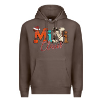 Coffee Mini Claus Premium Hoodie - CowhideDigitalArt