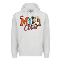 Dove Grey Mini Claus Premium Hoodie - CowhideDigitalArt