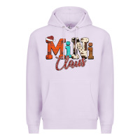 Lilac Mini Claus Premium Hoodie - CowhideDigitalArt
