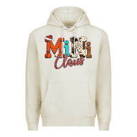 Oatmeal Heather Mini Claus Premium Hoodie - CowhideDigitalArt