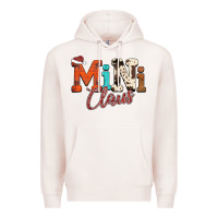 Pale Pink Mini Claus Premium Hoodie - CowhideDigitalArt