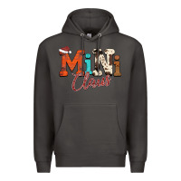 Smoke Mini Claus Premium Hoodie - CowhideDigitalArt