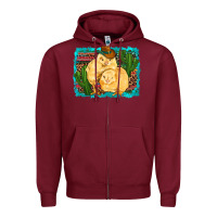 Burgundy western cowboy chicks cactus coop animals  leopard serape turquoise Zipper Hoodie - Artiststas
