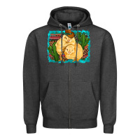 Charcoal Heather western cowboy chicks cactus coop animals  leopard serape turquoise Zipper Hoodie - Artiststas