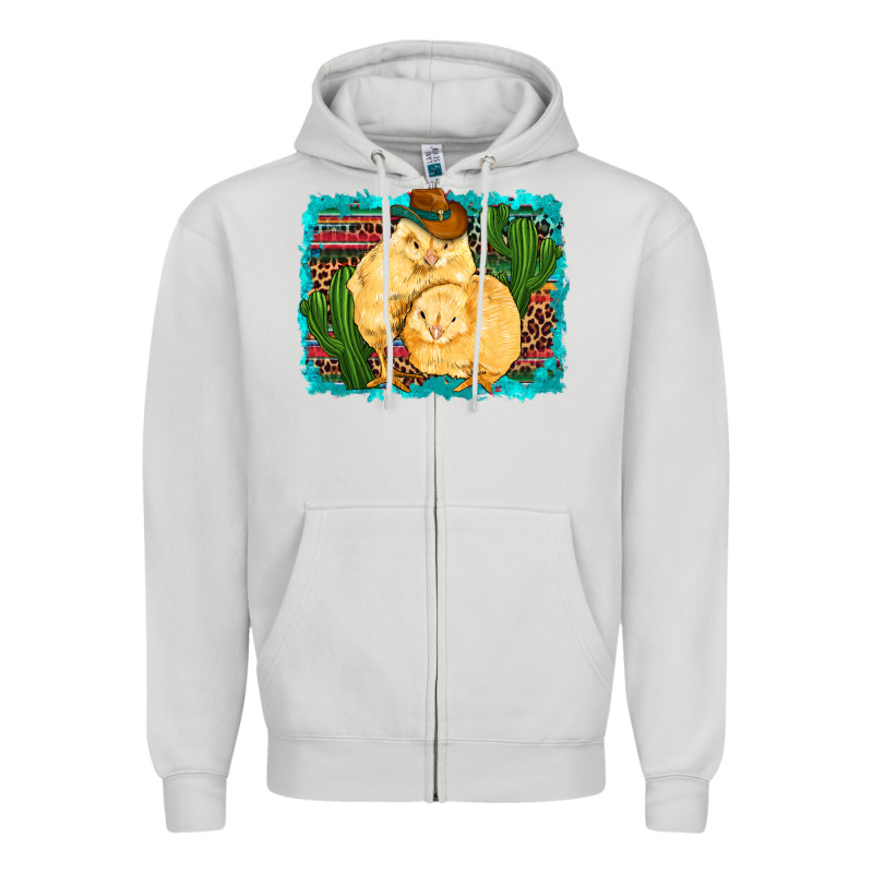 Western Cowboy Chicks Cactus Coop Animals  Leopard Serape Turquoise Zipper Hoodie by Artiststas | Teevron