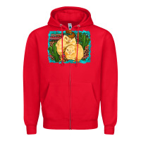 Red western cowboy chicks cactus coop animals  leopard serape turquoise Zipper Hoodie - Artiststas