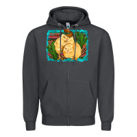 Smoke western cowboy chicks cactus coop animals  leopard serape turquoise Zipper Hoodie - Artiststas
