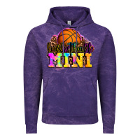 Cloud Purple basketball mini Vintage Hoodie - OliviaCreatesArt