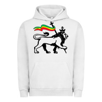 Pigment Lunar Rock Rasta Lion of Judah Rastafarian Reggae Lion and Christian Urban Hoodie - longCreatives
