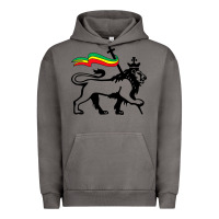 Pigment Tornado Rasta Lion of Judah Rastafarian Reggae Lion and Christian Urban Hoodie - longCreatives