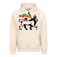 Sandshell Rasta Lion of Judah Rastafarian Reggae Lion and Christian Urban Hoodie - longCreatives