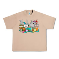 Burro Easter Hippopotamus coffee cups Easter Day Urban Heavy Tee - CowGirlArtShop