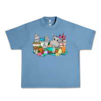 Pebble Blue Easter Hippopotamus coffee cups Easter Day Urban Heavy Tee - CowGirlArtShop