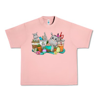 Salmon Easter Hippopotamus coffee cups Easter Day Urban Heavy Tee - CowGirlArtShop