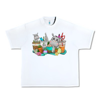 White Easter Hippopotamus coffee cups Easter Day Urban Heavy Tee - CowGirlArtShop