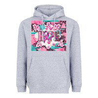 Heather Grey hope breast cancer Heavyweight Hoodie - AdoDesignShop