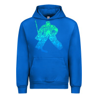 Cobalt Ice Hockey Goalie Hockey Player Youth Men Kids Boys Urban Hoodie - longCreatives