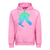 Fuchsia Pink Ice Hockey Goalie Hockey Player Youth Men Kids Boys Urban Hoodie - longCreatives