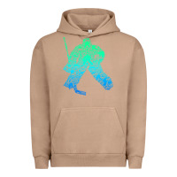 Pigment Burro Ice Hockey Goalie Hockey Player Youth Men Kids Boys Urban Hoodie - longCreatives